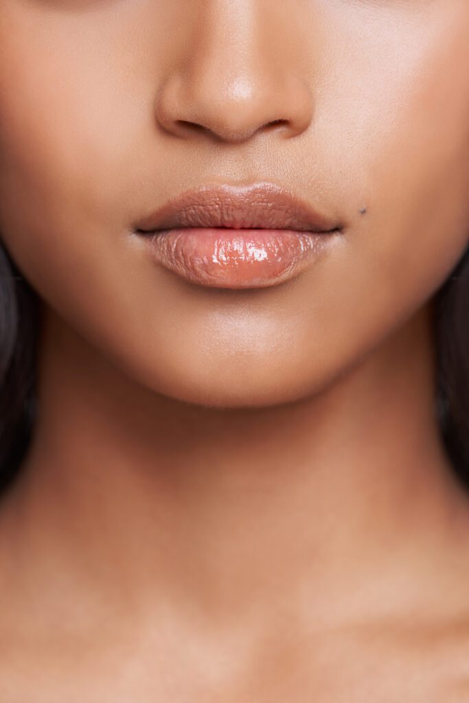 Cropped shot of a womans beautiful lips.