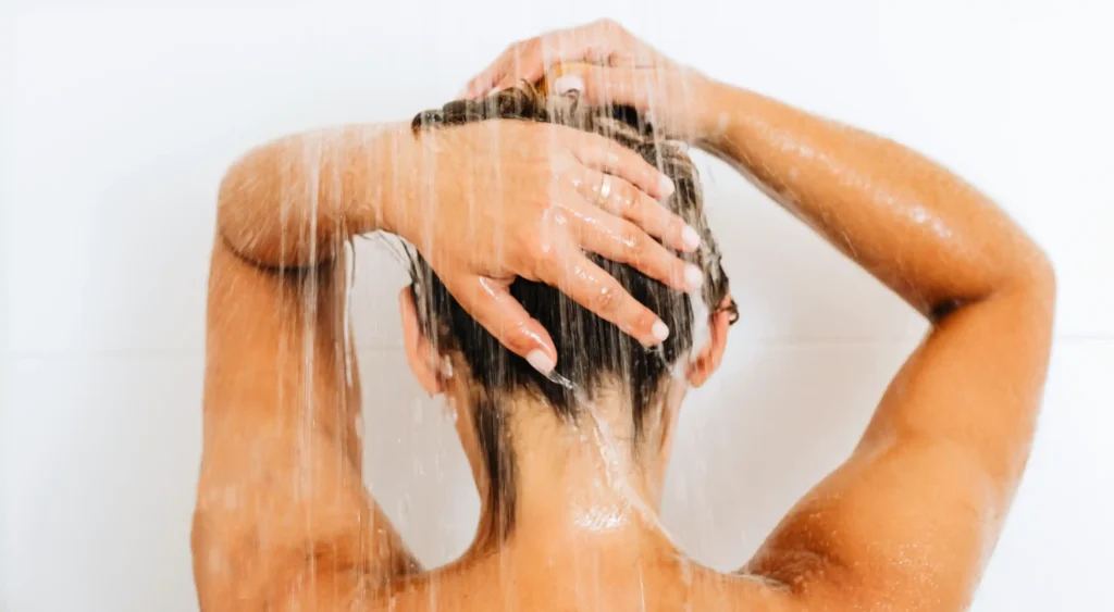 showering after neck lift